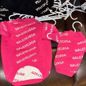 Balenciaga Hot Pink Pet Outfit